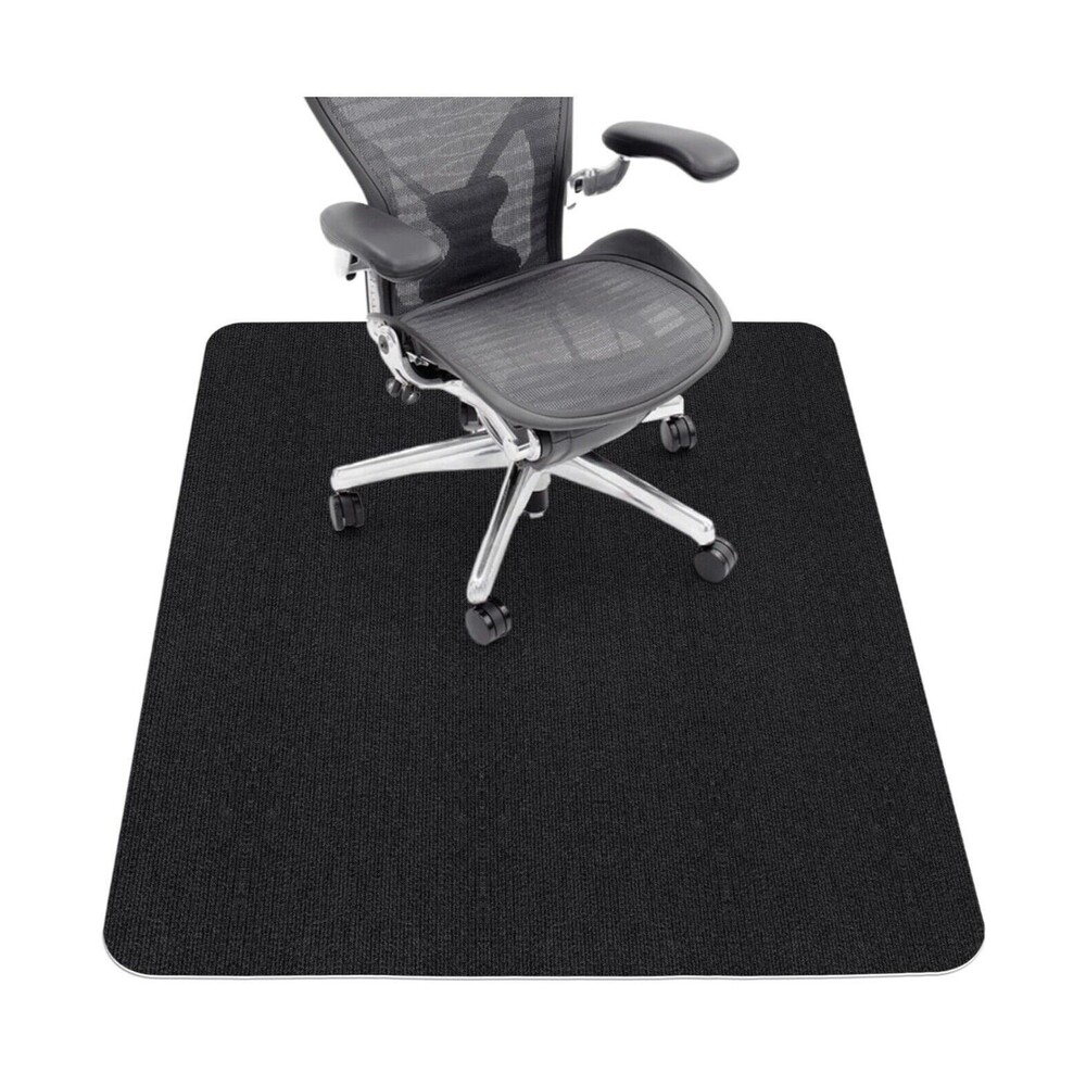 Office Chair Mat for Hardwood/ Tile Floor,Computer Gaming Chair Mat,Large Black